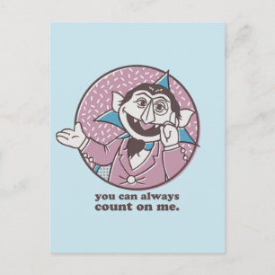 The Count   You Can Always Count On Me Postcard
