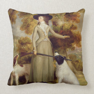 The Countess of Effingham with Gun and Shooting Do Cushion