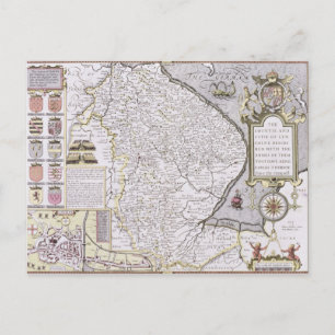 The Countie and Citie of Lyncolne Postcard