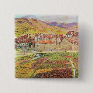 The Countryside 15 Cm Square Badge