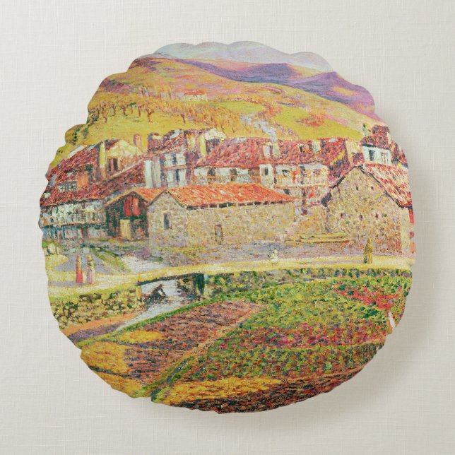 The Countryside Round Cushion (Front)