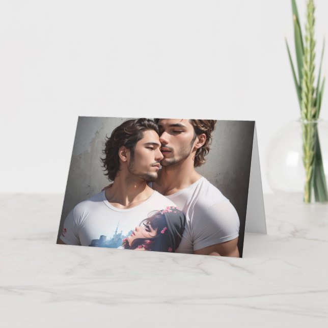 The Couple Gay Greetings Card (Front)