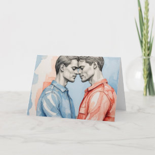 The Couple Gay Greetings Card