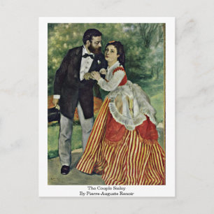 The Couple Sisley By Pierre-Auguste Renoir Postcard