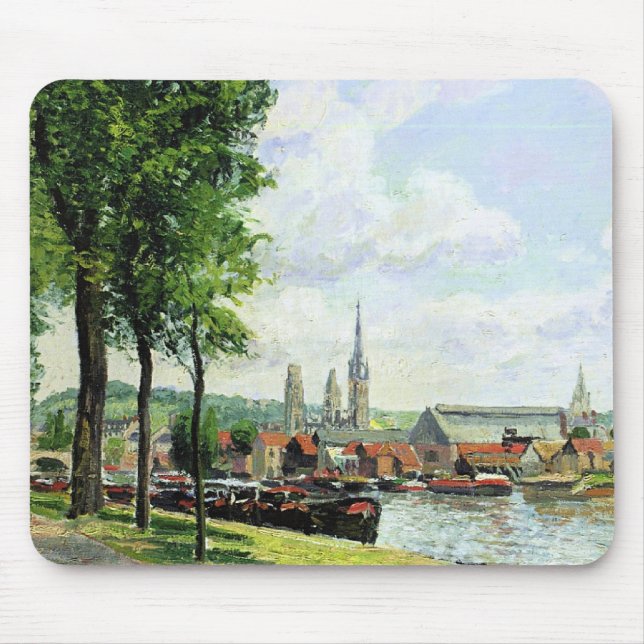 The Cours la Riene, Notre Dame Mouse Pad (Front)
