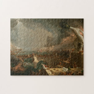 The Course of Empire - Destruction by Thomas Cole Jigsaw Puzzle