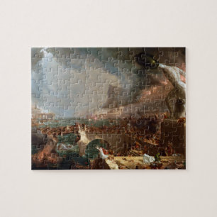 The Course of Empire: Destruction by Thomas Cole Jigsaw Puzzle