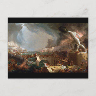 The Course of Empire: Destruction by Thomas Cole Postcard