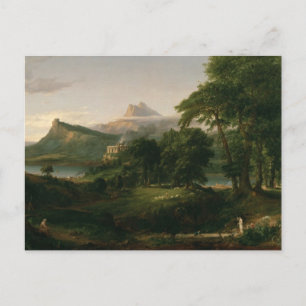 The Course of Empire: The Arcadian by Thomas Cole Postcard