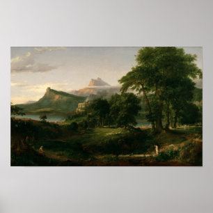 The Course of Empire: The Arcadian or Pastoral Sta Poster