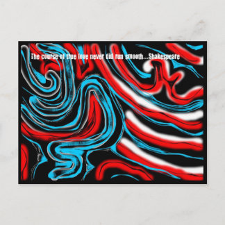 The Course of True Love... Postcard