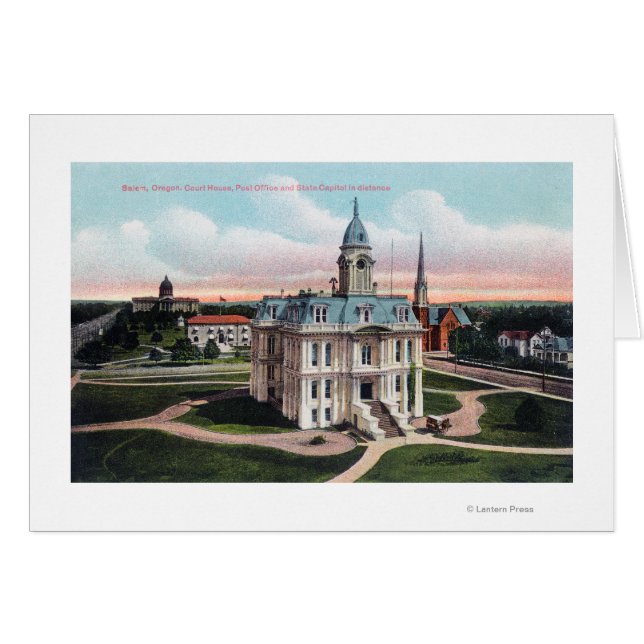 The Court House, Post Office, Capitol Bldg (Front Horizontal)