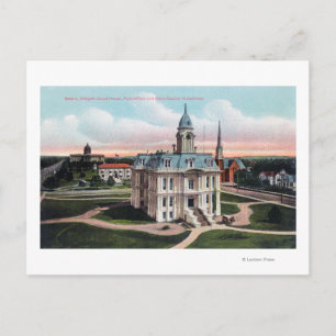 The Court House, Post Office, Capitol Bldg Postcard