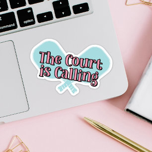 "The Court is Calling" on a Pickleball Paddle