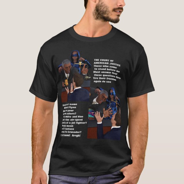 The Court of American Justice T-Shirt (Front)