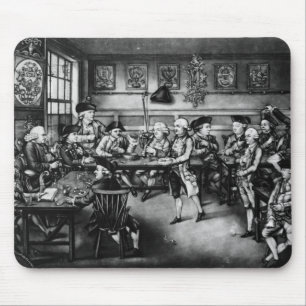 The Court of Equity or Convivial City Meeting Mouse Pad