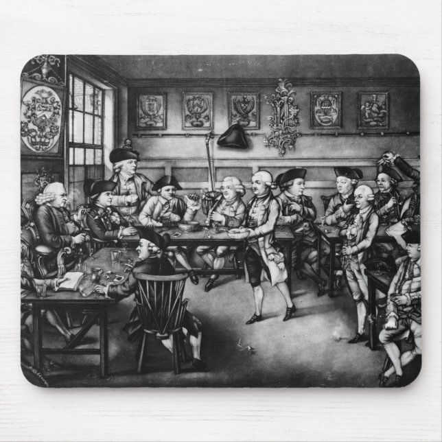 The Court of Equity or Convivial City Meeting Mouse Pad (Front)