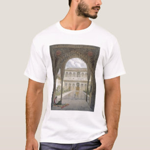 The Court of the Alberca in the Alhambra, Granada, T-Shirt