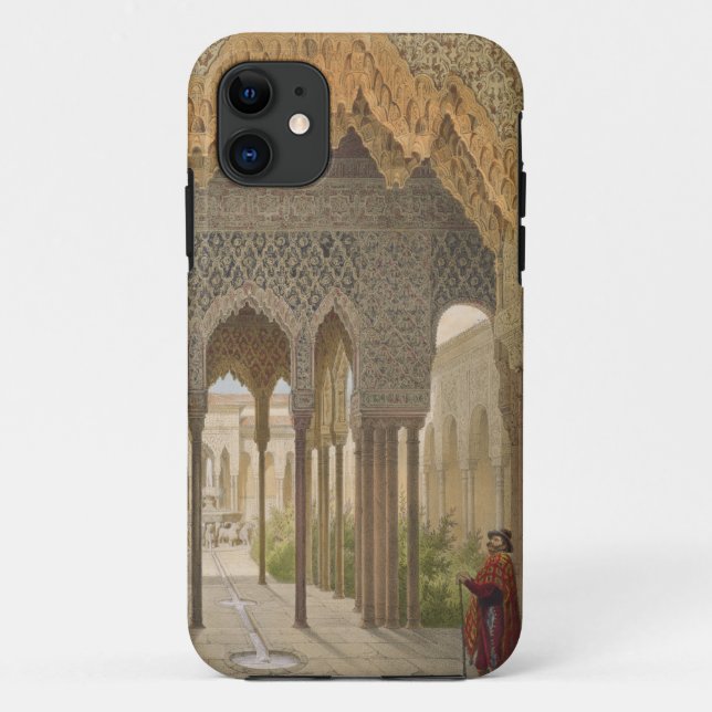 The Court of the Lions, the Alhambra, Granada, 185 Case-Mate iPhone Case (Back)