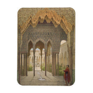 The Court of the Lions, the Alhambra, Granada, 185 Magnet