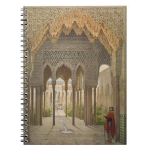 The Court of the Lions, the Alhambra, Granada, 185 Notebook