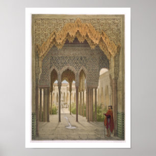 The Court of the Lions, the Alhambra, Granada, 185 Poster