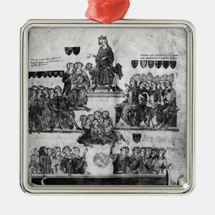The Court of the Peers Metal Tree Decoration