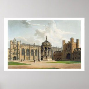 The Court of Trinity College, Cambridge, from 'The Poster