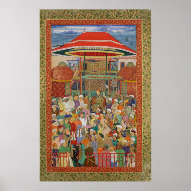 The Court Welcoming Emperor Jahangir Poster (Front)