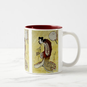 The Courtesan Manju-dayu Two-Tone Coffee Mug