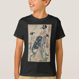 The courtesan Sayagata by Hosoda,Eishi T-Shirt