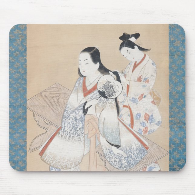 The Courtesan's Coiffure, c.1700-14 Mouse Pad (Front)