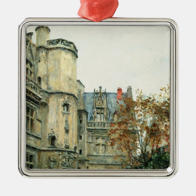 The Courtyard of the Museum of Cluny, c.1878-80 Metal Ornament (Front)