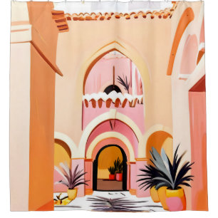 The Courtyard Shower Curtain