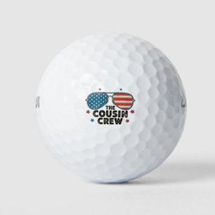 The Cousin Crew 250th Anniversary 4th Of July Golf Balls