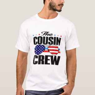 The Cousin Crew July 4Th Patriotic American Family T-Shirt