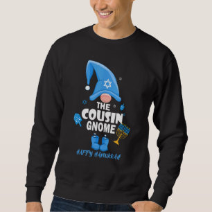 The Cousin Gnome Jewish Family Matching Happy Hanu Sweatshirt