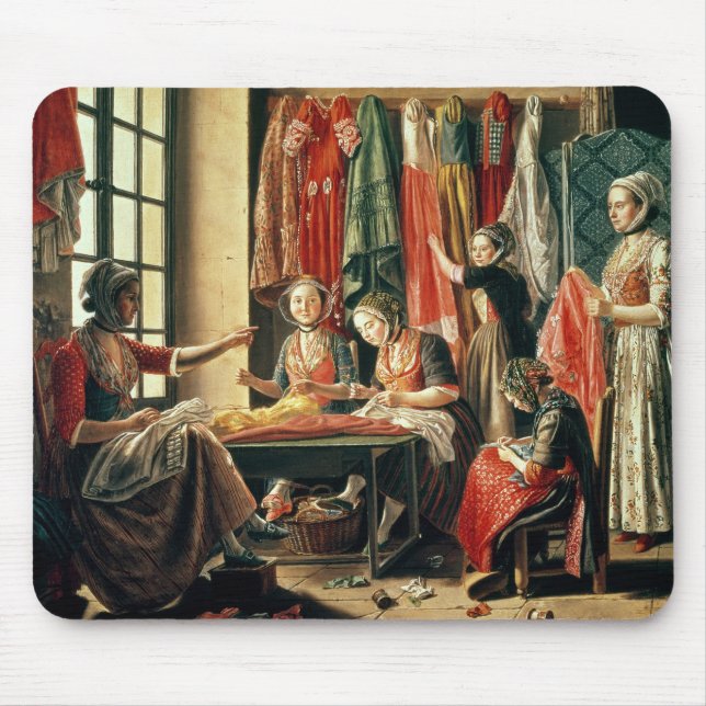 The Couturier's workshop, Arles, 1760 Mouse Pad (Front)