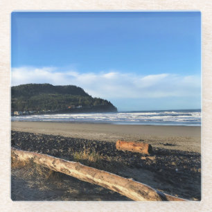 The Cove at Seaside, Oregon Glass Coaster
