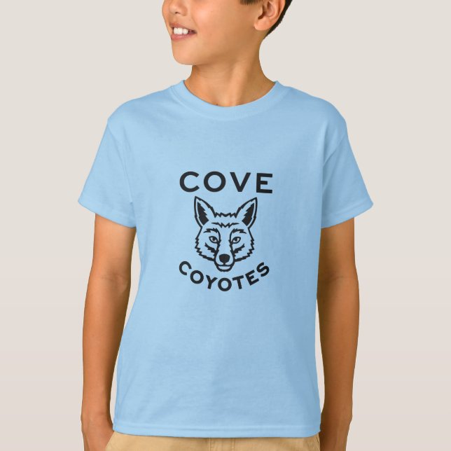 The Cove School Kid's Blue T-Shirt (Front)