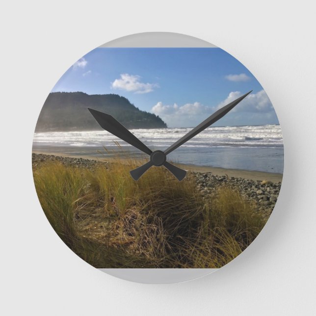 The Cove, Seaside, Oregon Round Clock (Front)
