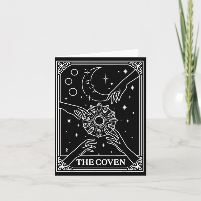 The Coven Bride Bach Crew Wedding Gothic Card (Front)