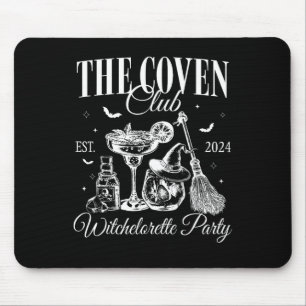 The Coven Club Witch Bychelorette Gothic Halloween Mouse Pad