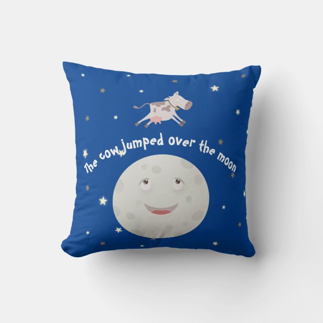 The cow jumped over the moon cushion (Front)