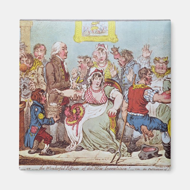 The Cow Pock or the Wonderful Effects Magnet (Front)