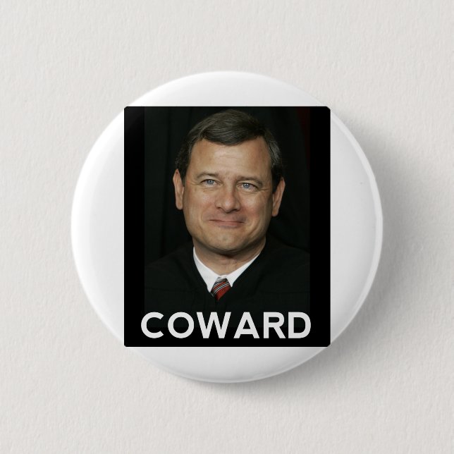 The Coward 6 Cm Round Badge (Front)