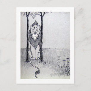 The Cowardly Lion Postcard