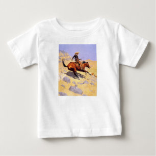 The Cowboy (by Frederic Remington) Baby T-Shirt