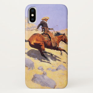 The Cowboy (by Frederic Remington) iPhone X Case