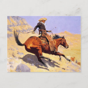 The Cowboy (by Frederic Remington) Postcard
